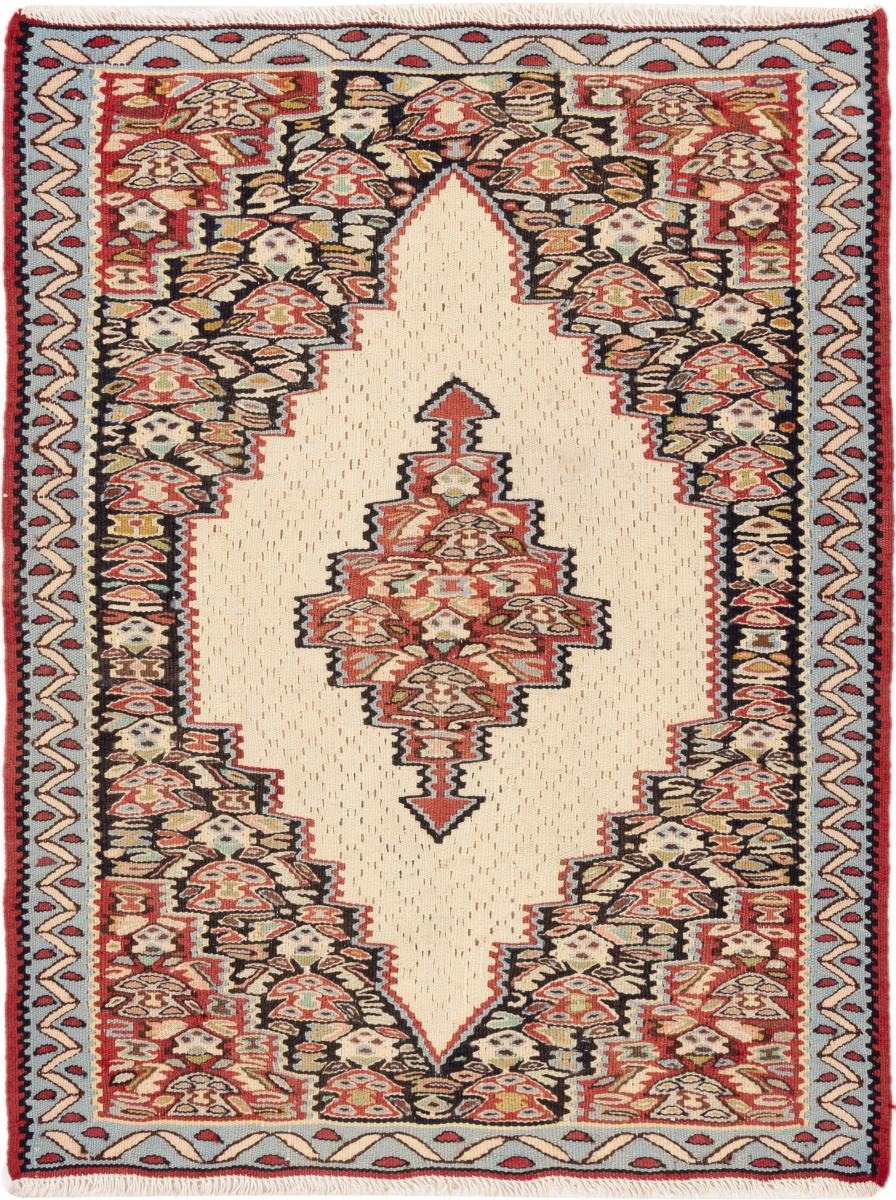 Tapete persa Kilim Senneh 91x71 91x71, Tapete persa Atado à mão