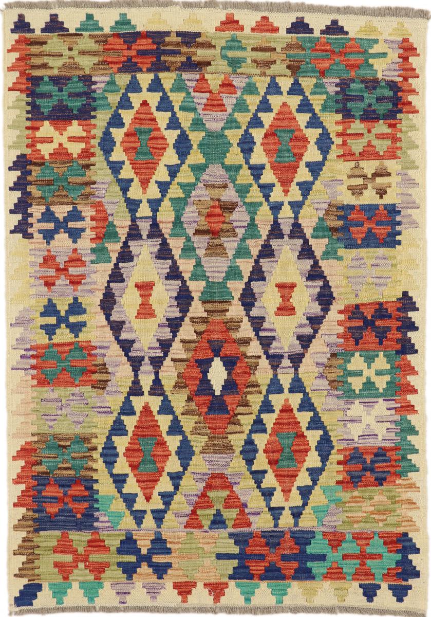 Tapete afegão Kilim Afegão Heritage 148x104 148x104, Tapete persa Tecido à mão