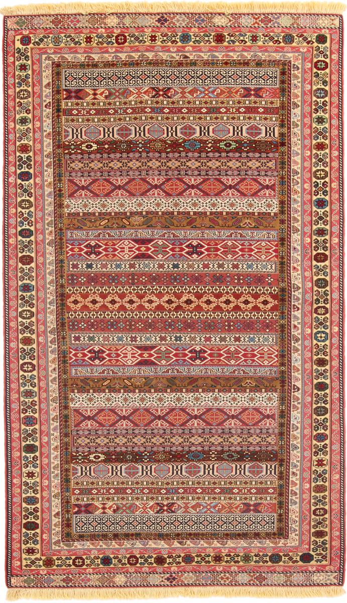 Tapete persa Kilim Soozani Nimbaft 205x120 205x120, Tapete persa Atado à mão