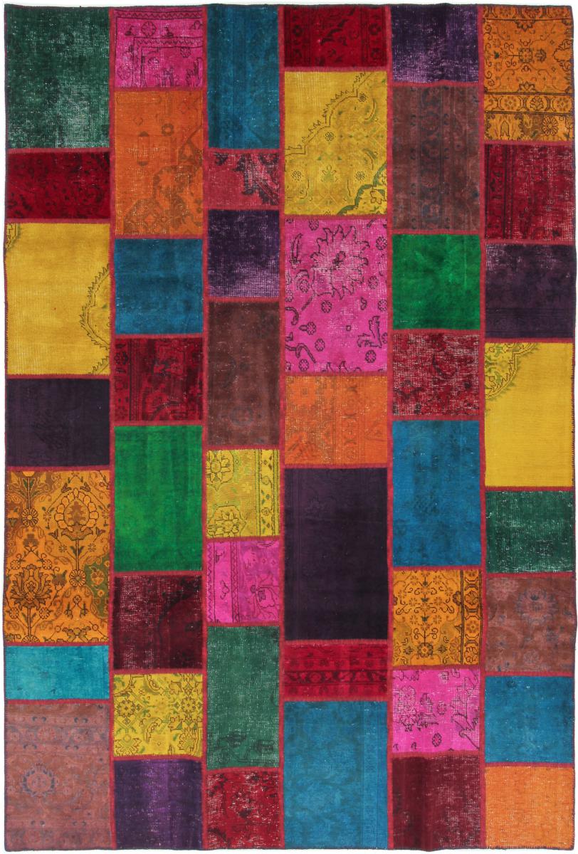 Perzsa szőnyeg Patchwork 299x200 299x200, Perzsa szőnyeg Kézzel csomózva