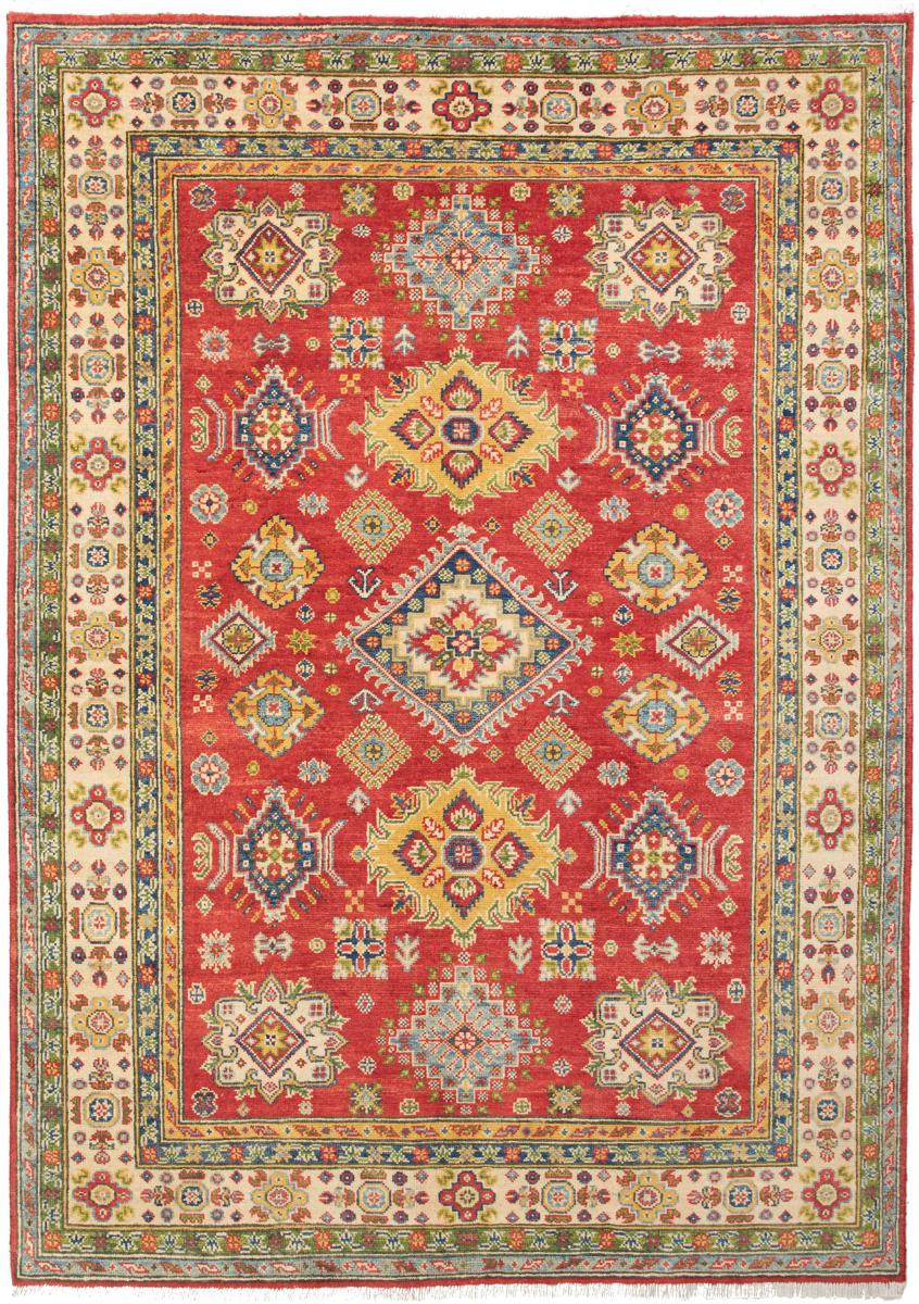 Afghan rug Kazak Limited 215x150 215x150, Persian Rug Knotted by hand