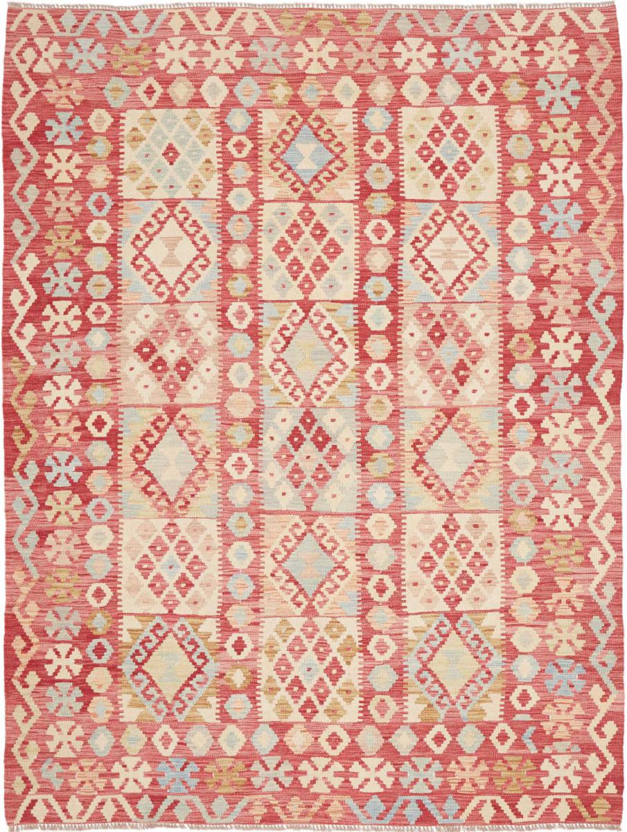 Afghansk tæppe Kelim Afghan 234x178 234x178, Persisk tæppe Håndvævet