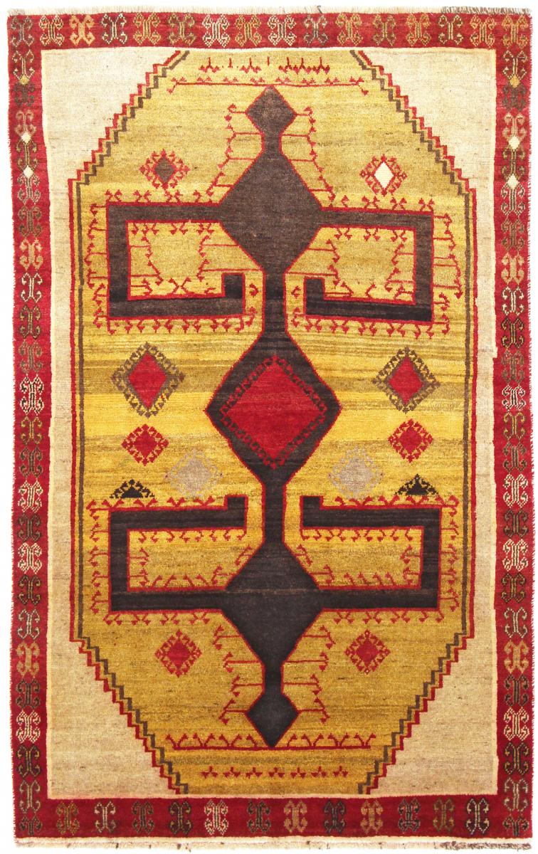 Tapete persa Ghashghai 215x136 215x136, Tapete persa Atado à mão