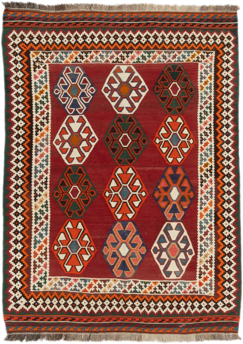 Tapete persa Kilim Fars 226x178 226x178, Tapete persa Tecido à mão