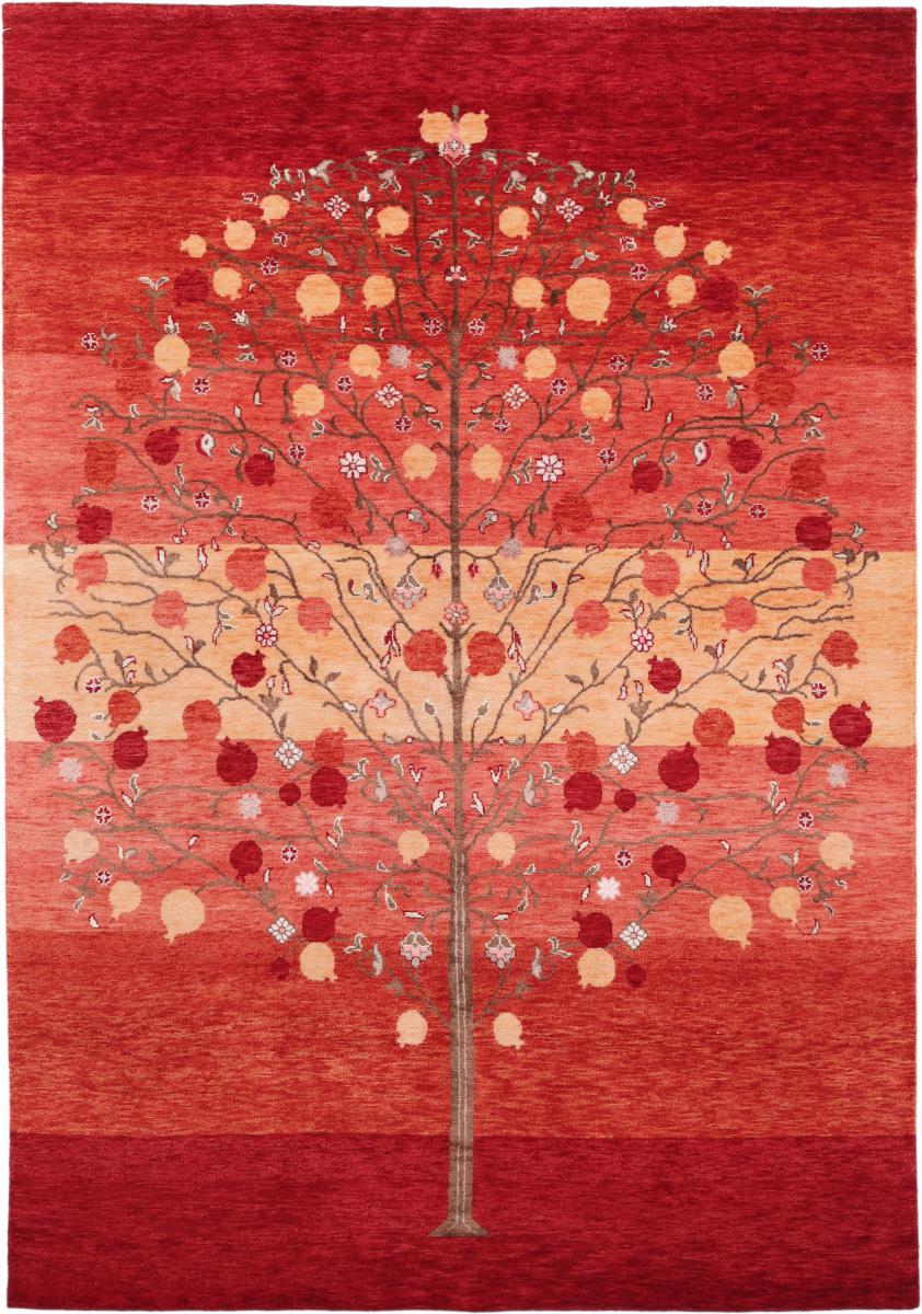 Indisk tæppe Sadraa 237x168 237x168, Persisk tæppe Knyttet i hånden