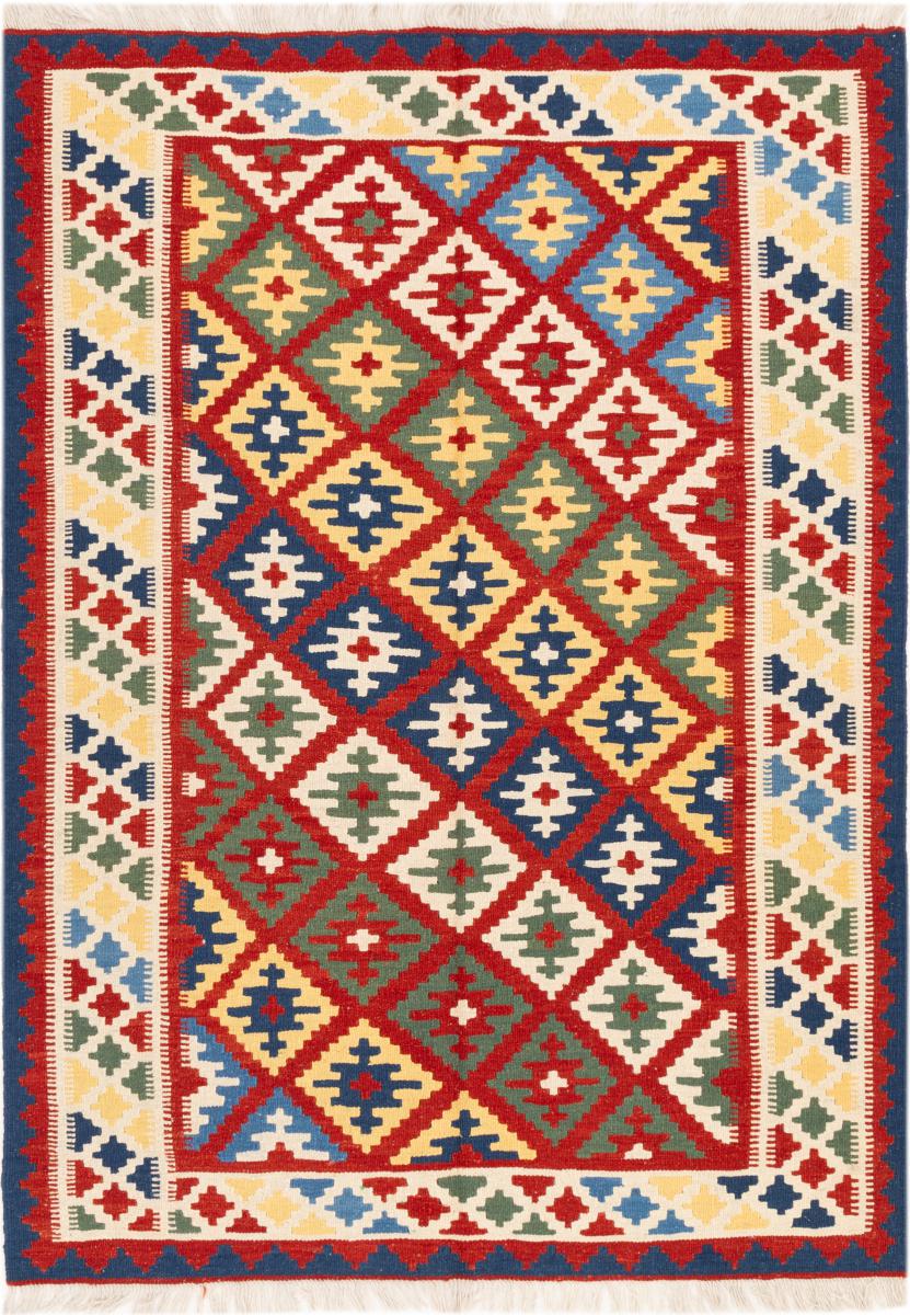Tapis persan Kilim Fars Ghashghai 205x147 205x147, Tapis persan Tissé à la main