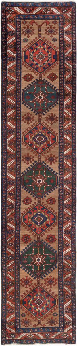 Perserteppich Heriz Antik 414x91 414x91, Perserteppich Handgeknüpft