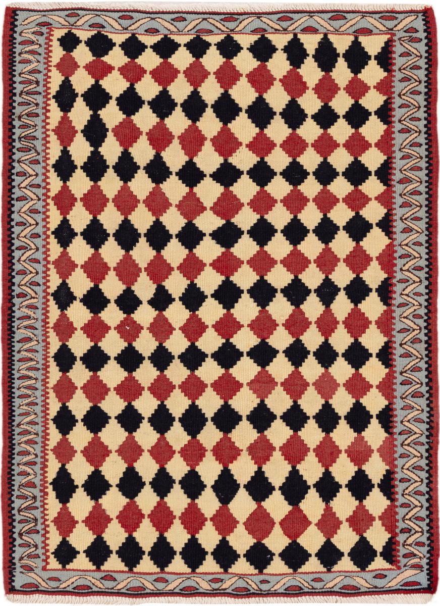 Tapete persa Kilim Senneh 92x69 92x69, Tapete persa Atado à mão