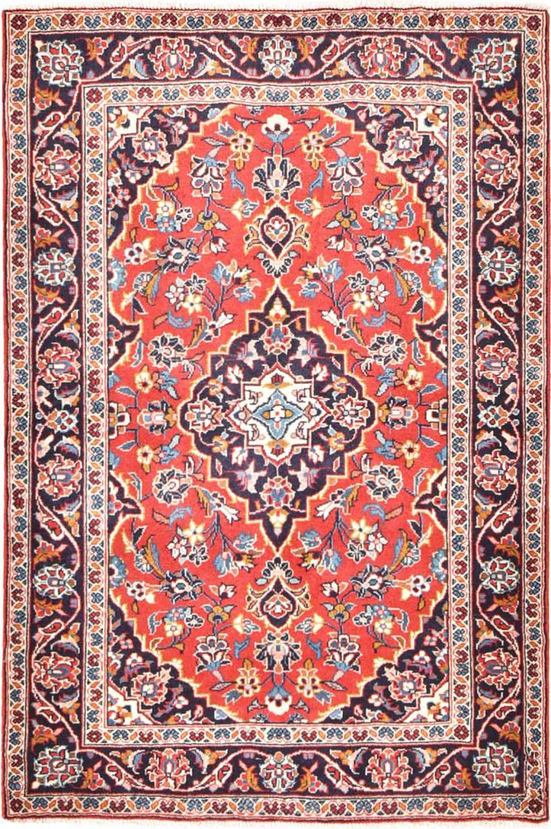 Περσικό χαλί Keshan 147x98 147x98, Περσικό χαλί Οι κόμποι έγιναν με το χέρι