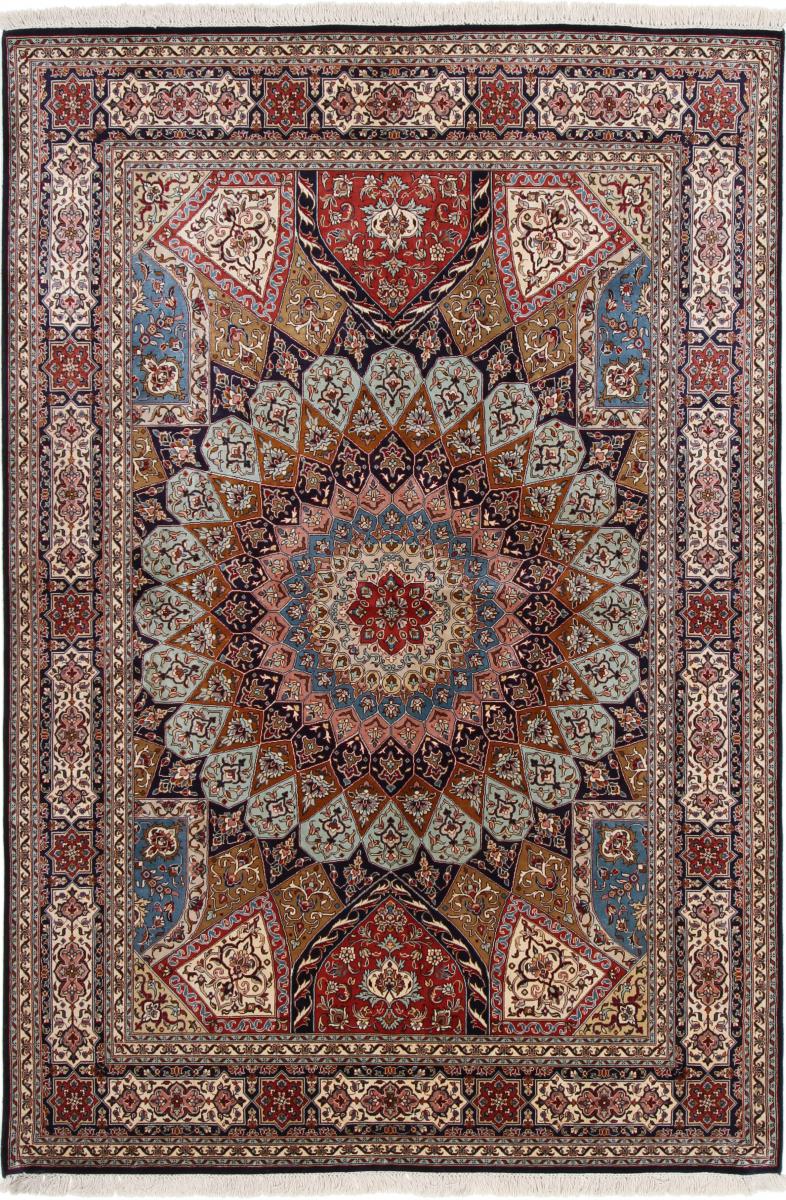 Indo rug Kashmir Pure Silke Gumbad 247x167 247x167, Persian Rug Knotted by hand