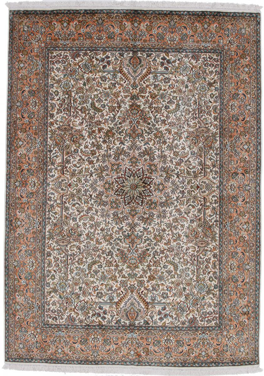 Indiaas tapijt Kasjmier Zijde 218x153 218x153, Perzisch tapijt Handgeknoopte