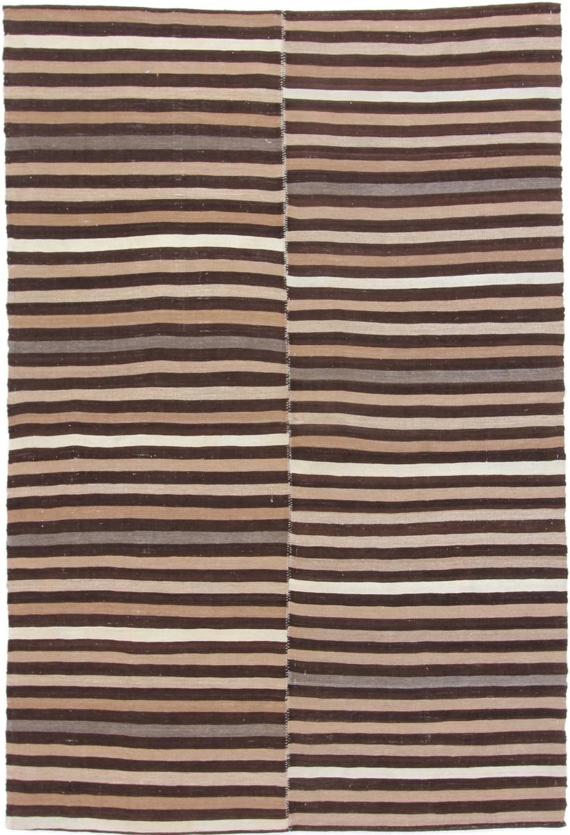 Tapete persa Kilim Fars Mazandaran Antigo 203x137 203x137, Tapete persa Tecido à mão