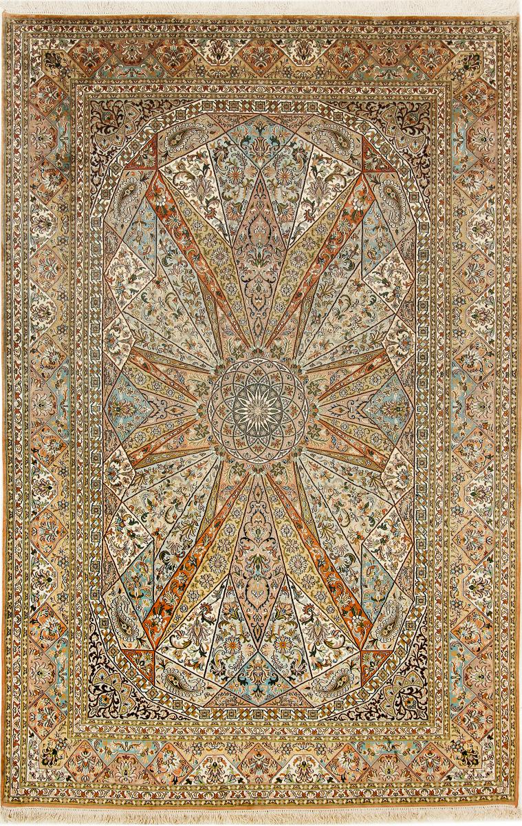 Tapete indiano Kashmir Seda 281x183 281x183, Tapete persa Atado à mão