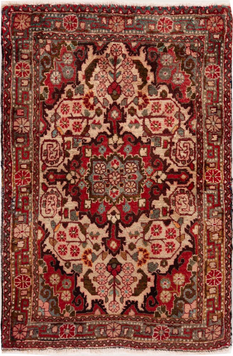  ペルシャ絨毯 ビジャー オールド 90x60 90x60,  ペルシャ絨毯 手織り