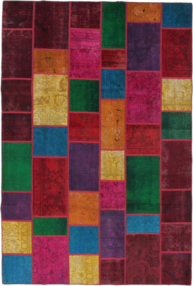 Perzsa szőnyeg Patchwork 299x201 299x201, Perzsa szőnyeg Kézzel csomózva