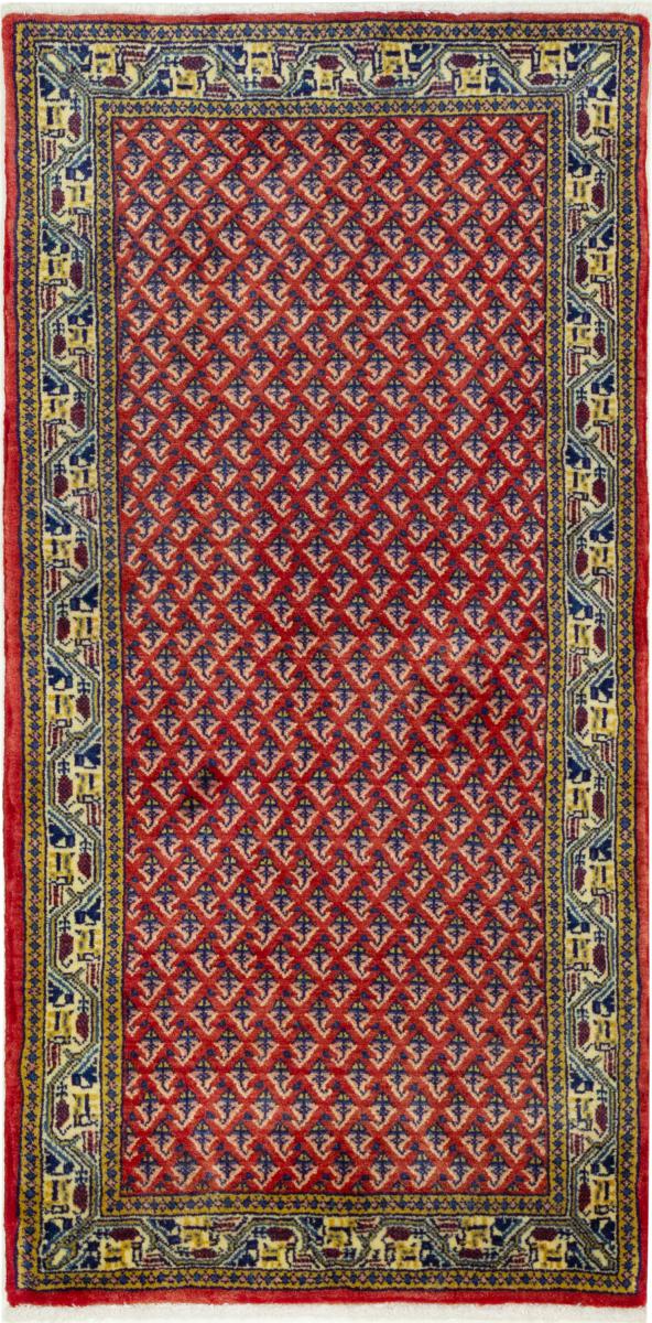 Tapete persa Sarough Mir Boteh 131x66 131x66, Tapete persa Atado à mão