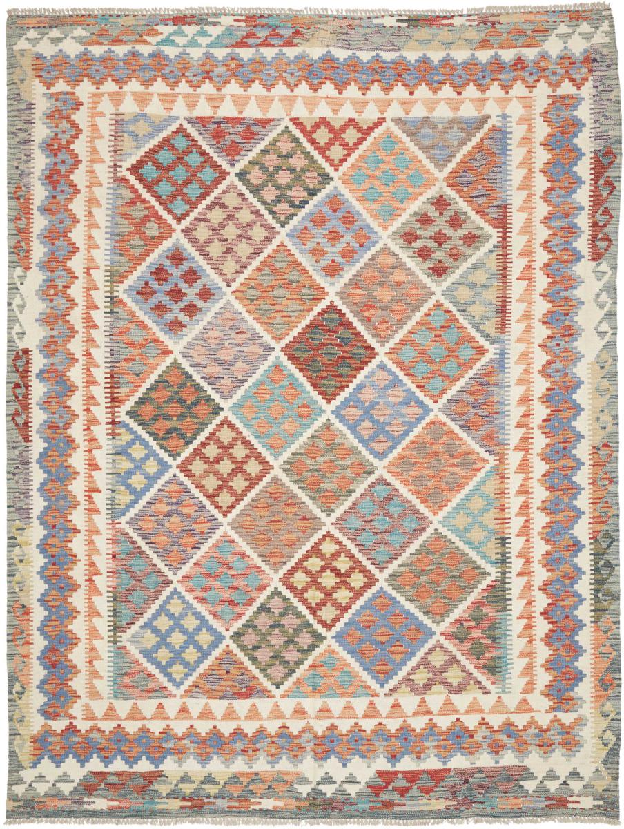 Afghansk tæppe Kelim Afghan 264x196 264x196, Persisk tæppe Håndvævet