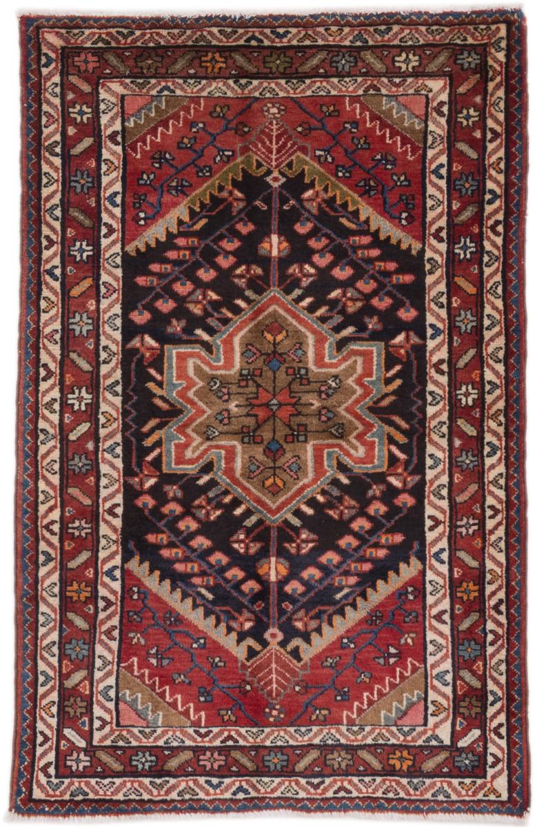 Tapis persan Tuyserkan 129x81 129x81, Tapis persan Noué à la main