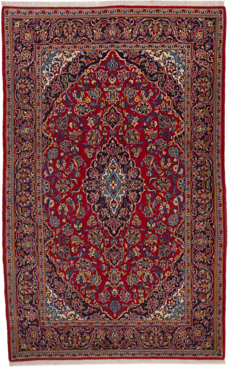 Tapis persan Kashan 213x135 213x135, Tapis persan Noué à la main