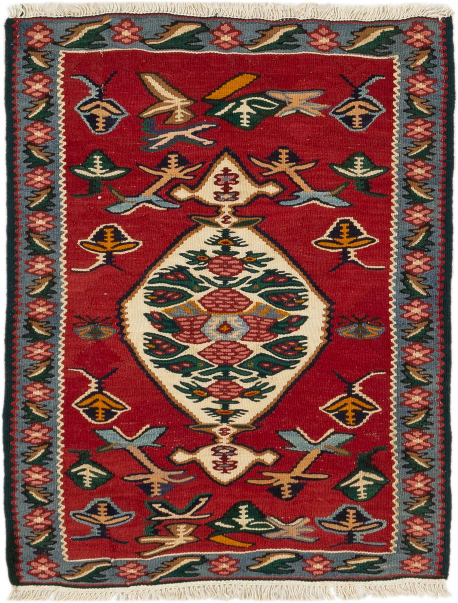 Tapete persa Kilim Fars Senneh 83x65 83x65, Tapete persa Atado à mão