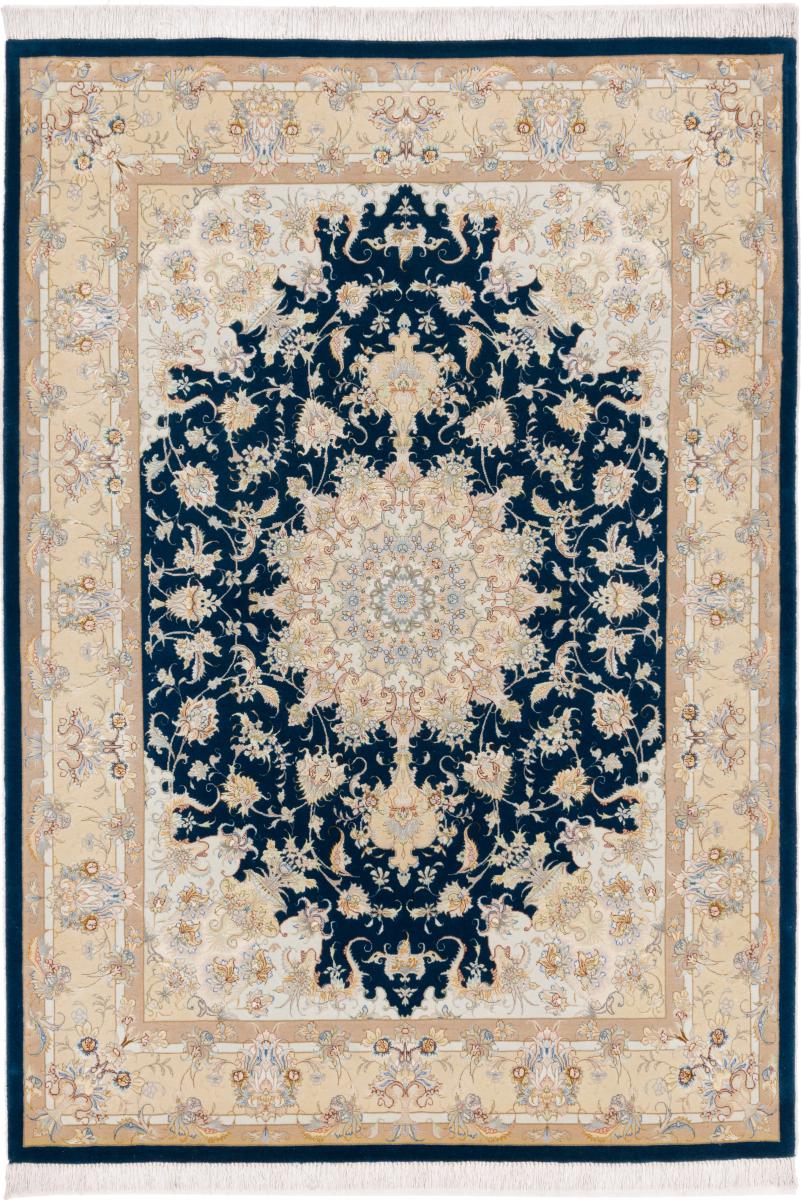 Tappeto persiano Tabriz 50Raj Ordito in Seta 211x148 211x148, Tappeto persiano Annodato a mano