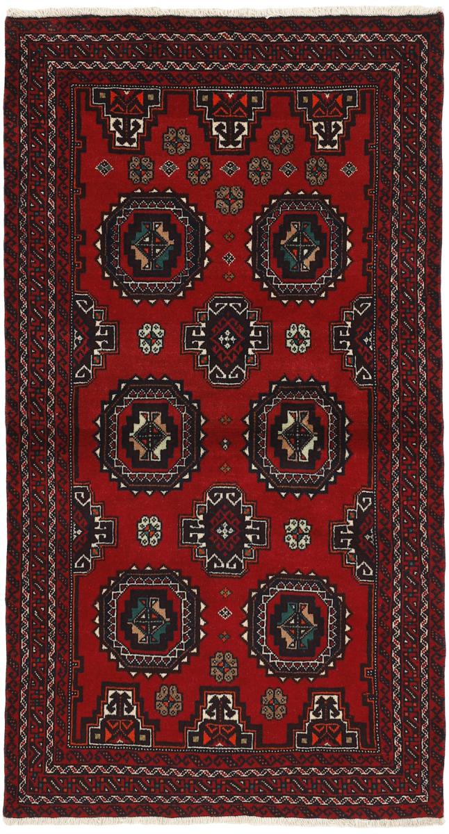 Tapis persan Baloutche 187x100 187x100, Tapis persan Noué à la main