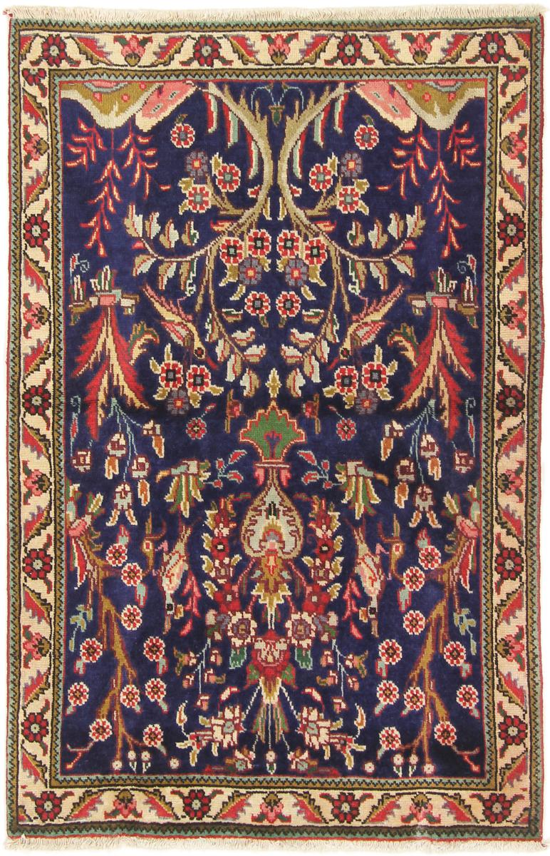 Tapete persa Tabriz 146x95 146x95, Tapete persa Atado à mão