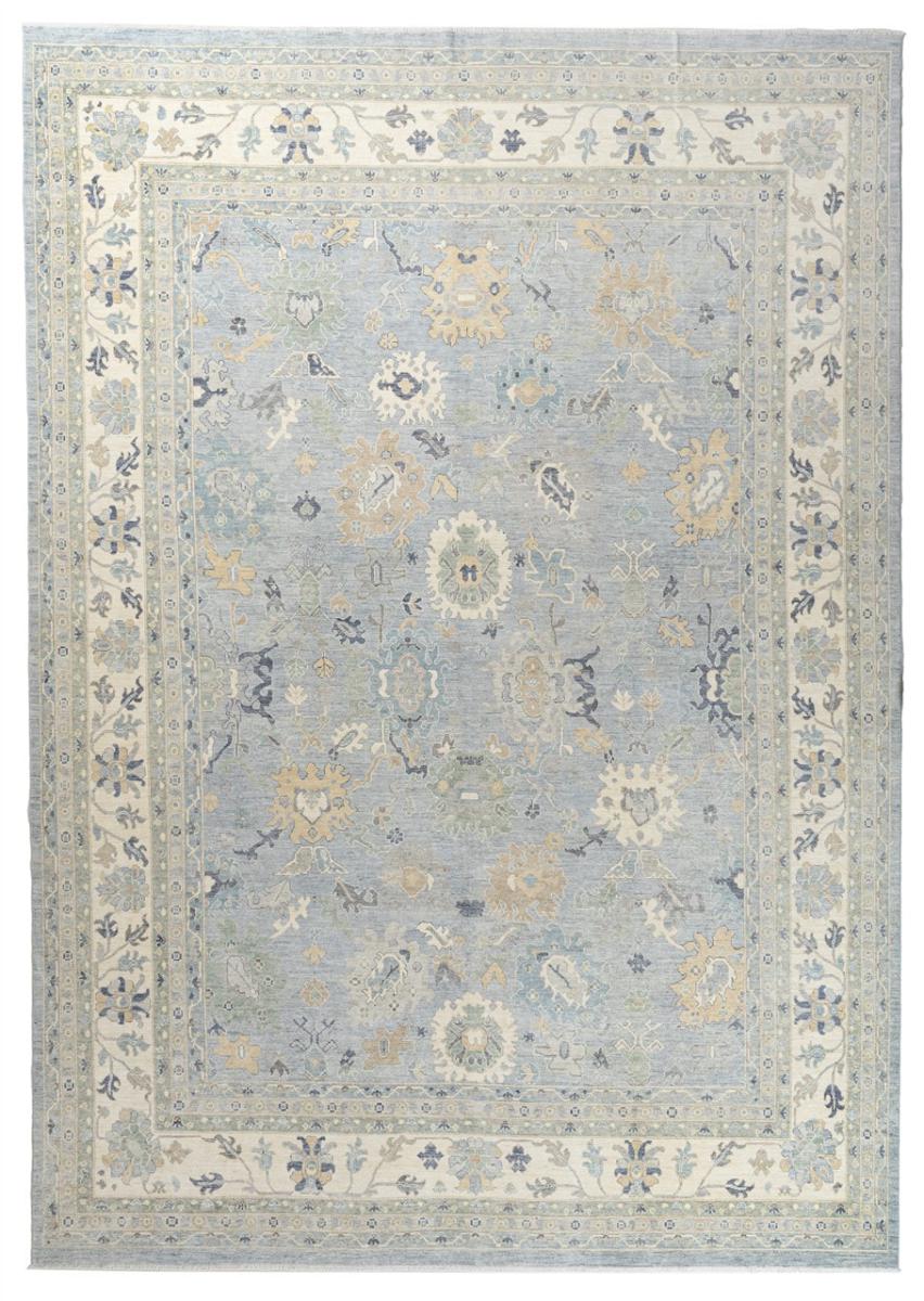 Alfombra afgana Usak Ozbeki 603x430 603x430, Alfombra persa Anudado a mano