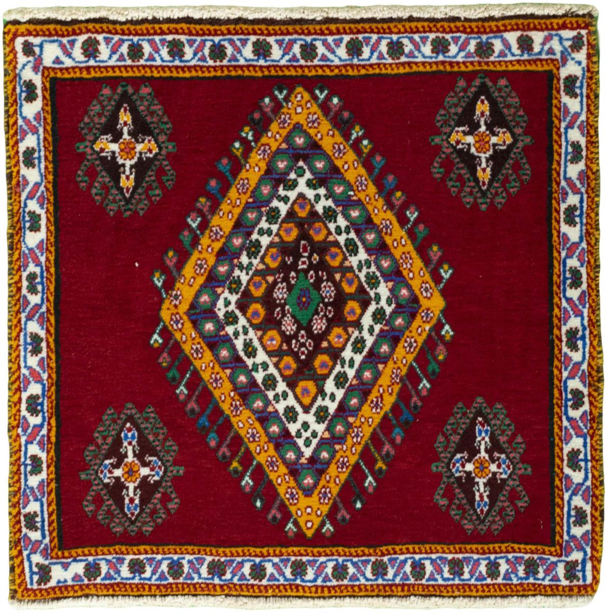 Persian Rug Shiraz 63x63 63x63, Persian Rug Knotted by hand