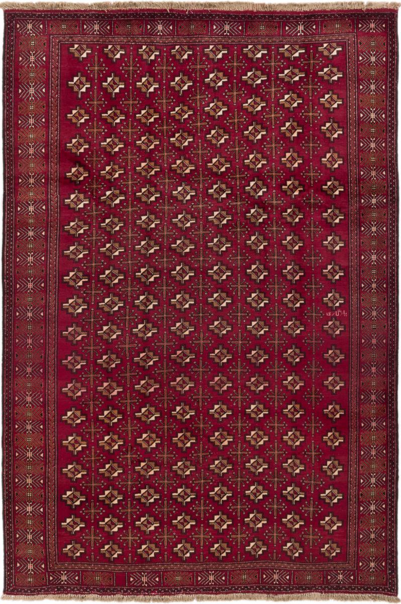 Persian Rug Turkaman 303x202 303x202, Persian Rug Knotted by hand