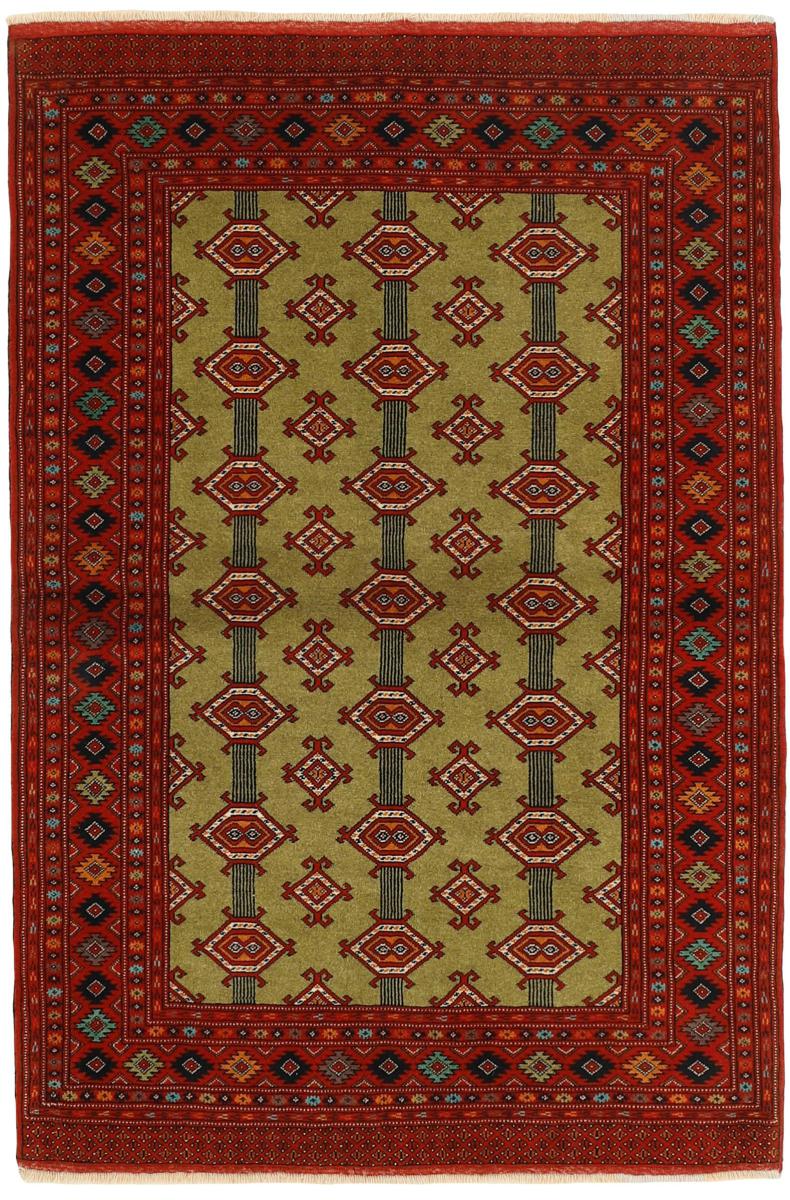 Perzsa szőnyeg Turkaman 198x134 198x134, Perzsa szőnyeg Kézzel csomózva