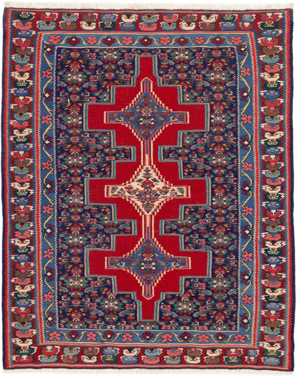 Perzsa szőnyeg Kilim Fars Senneh 149x121 149x121, Perzsa szőnyeg Kézzel csomózva