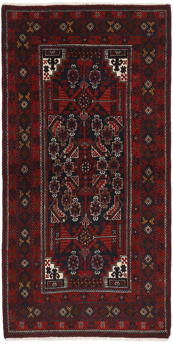 Tapis persan Baloutche 184x90 184x90, Tapis persan Noué à la main