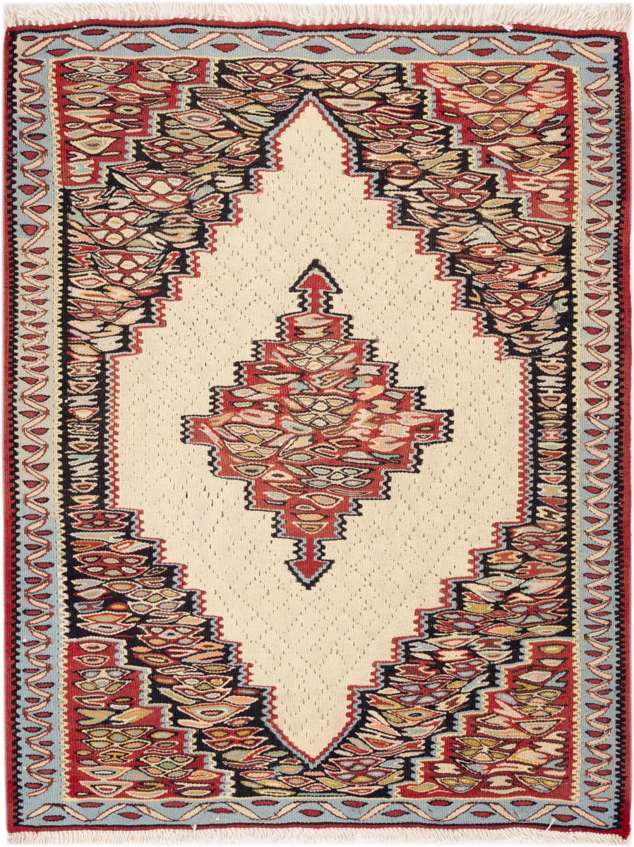 Tapete persa Kilim Senneh 95x73 95x73, Tapete persa Atado à mão