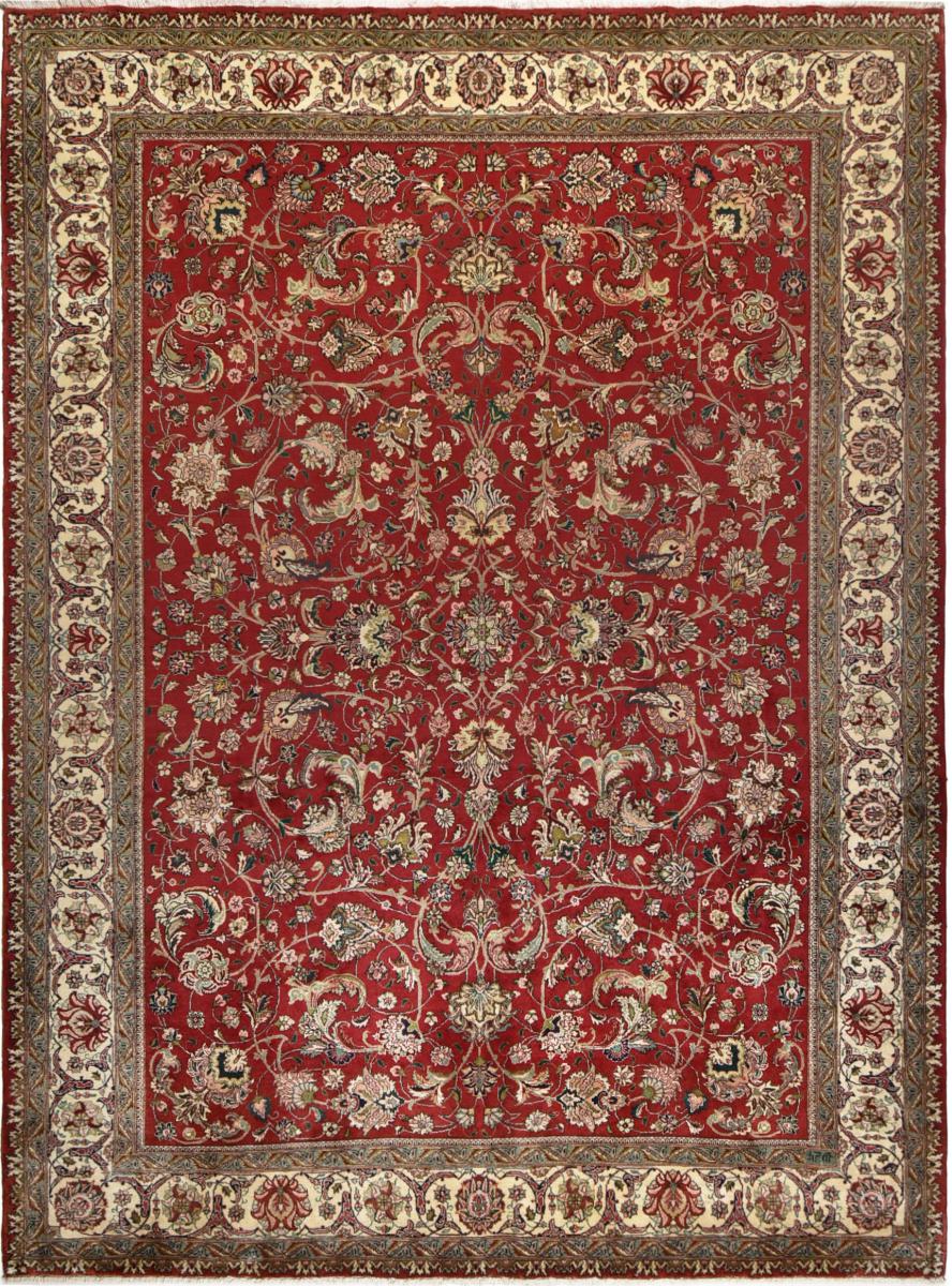 Tapis persan Tabriz 40Raj 399x299 399x299, Tapis persan Noué à la main