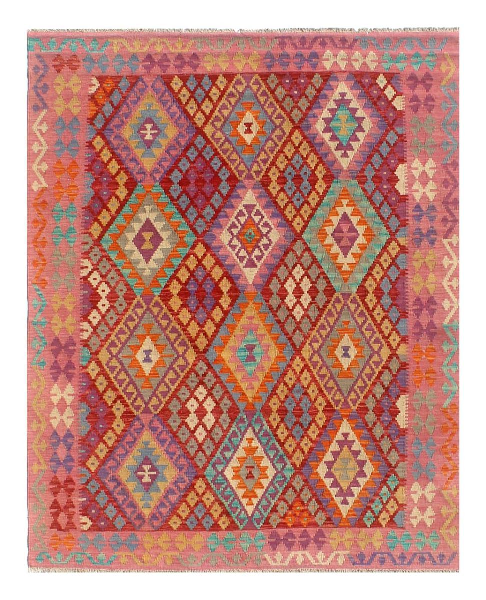 Afghan rug Kilim Afghan 7'9"x5'9" 7'9"x5'9", Persian Rug Woven by hand