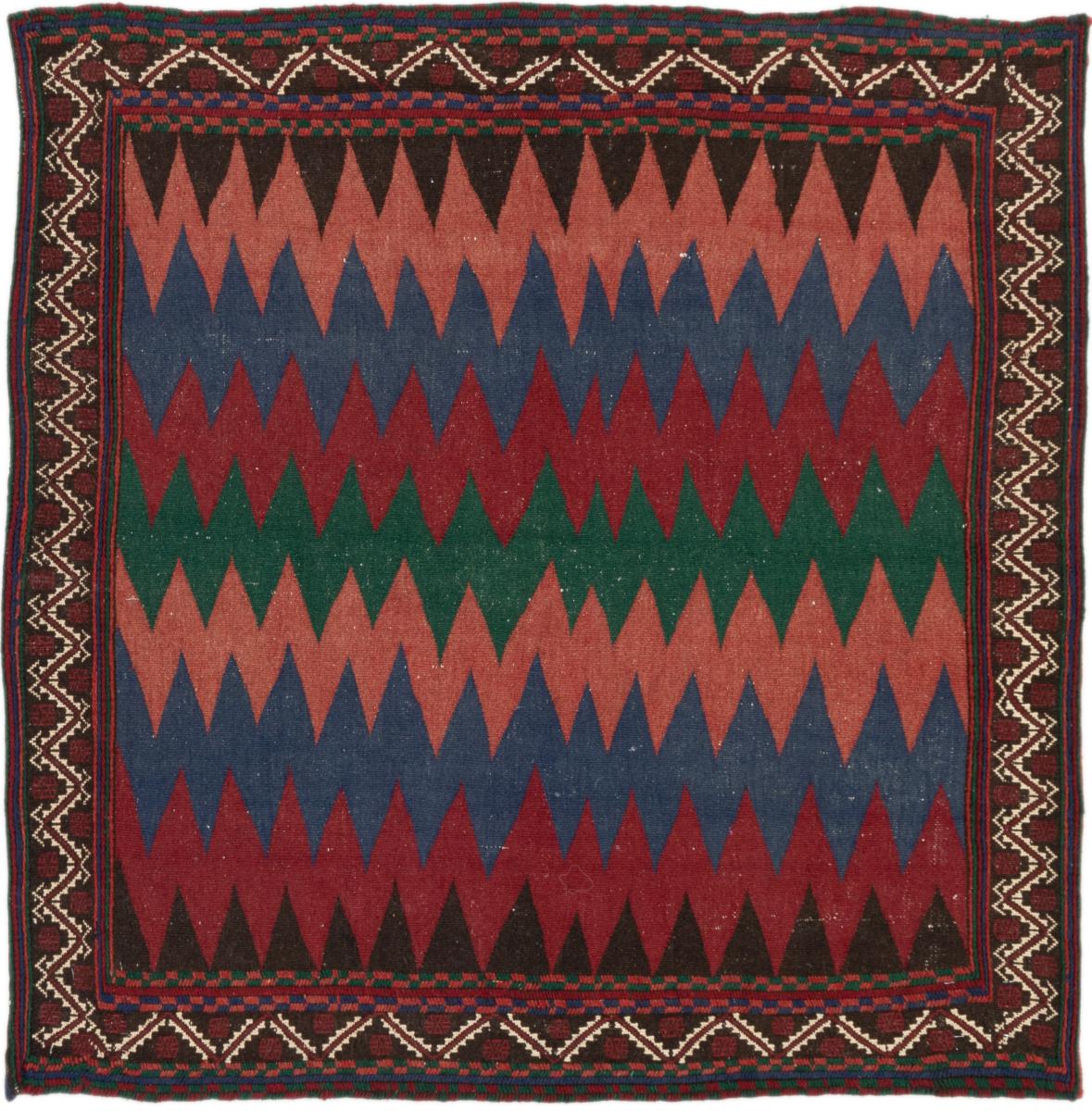 Tapete persa Kilim Fars 114x113 114x113, Tapete persa Tecido à mão