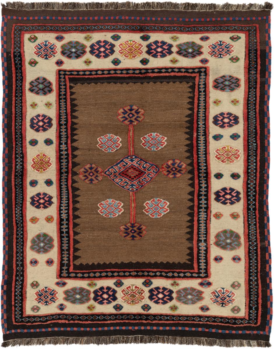 Tapete persa Kilim Fars 184x156 184x156, Tapete persa Tecido à mão