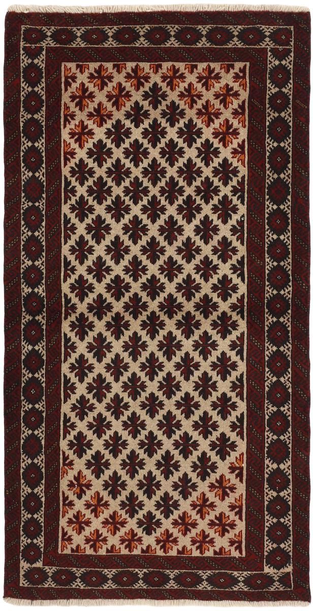 Tappeto persiano Beluch 194x101 194x101, Tappeto persiano Annodato a mano