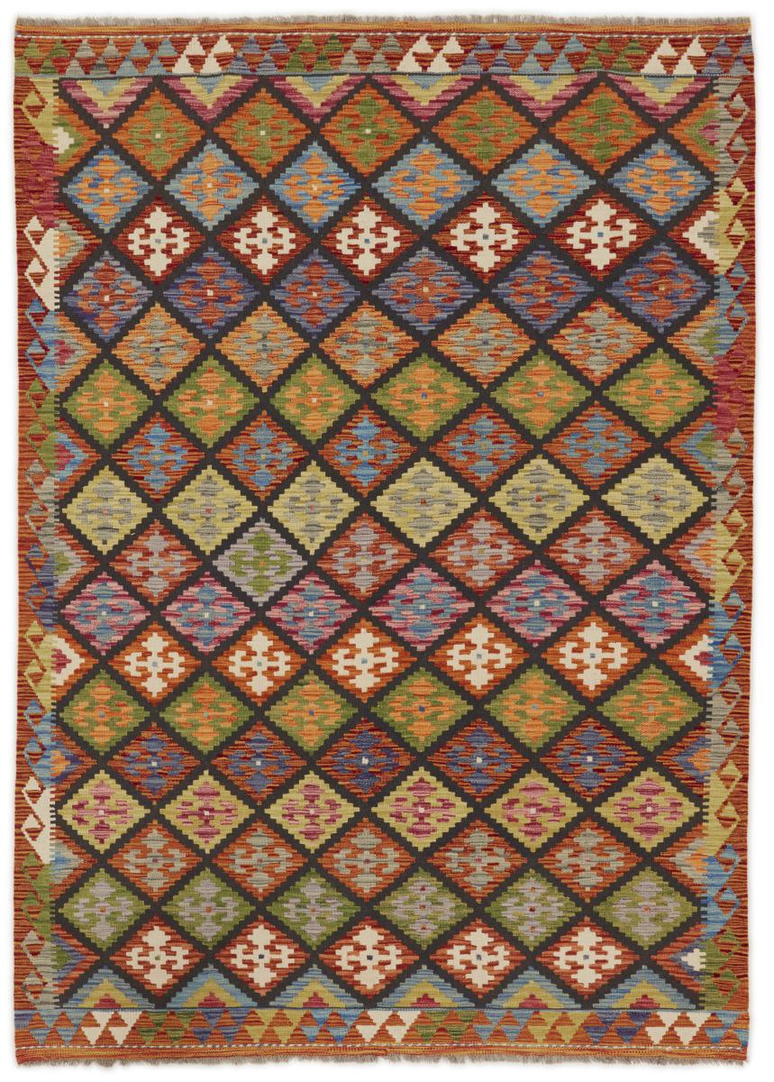 Afghaans tapijt Kilim Afghan 249x176 249x176, Perzisch tapijt Handgeweven