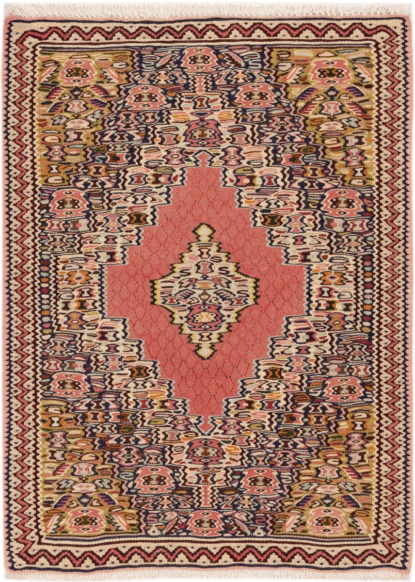 Tapete persa Kilim Senneh 99x75 99x75, Tapete persa Atado à mão