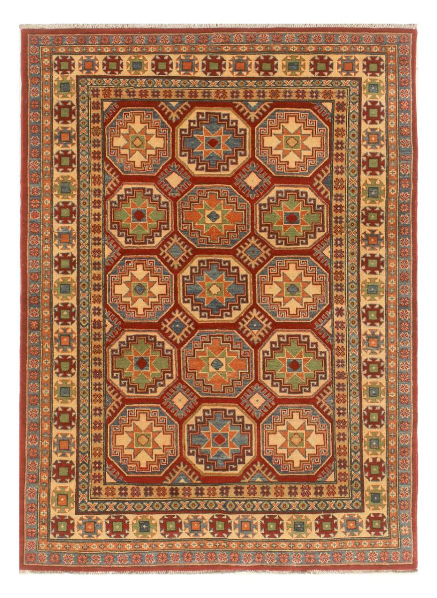 Afghansk tæppe Kazak Ghazni 201x145 201x145, Persisk tæppe Knyttet i hånden
