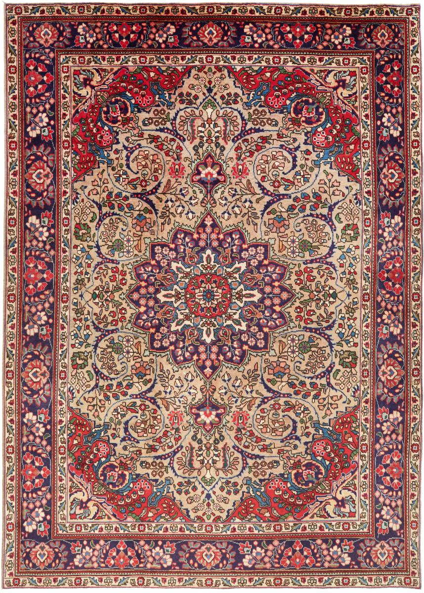 Persian Rug T&auml;briz 296x209 296x209, Persian Rug Knotted by hand