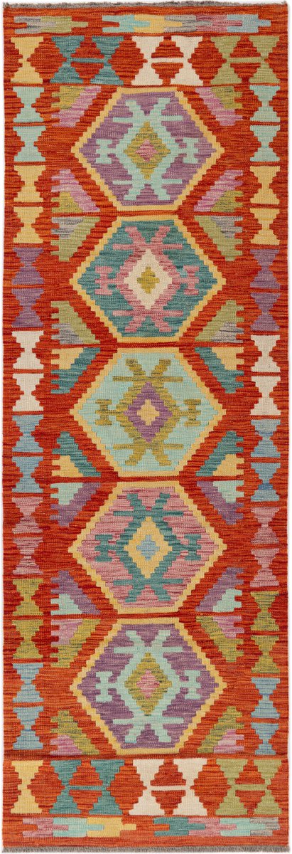 Afghanischer Teppich Kelim Afghan 239x78 239x78, Perserteppich Handgewebt