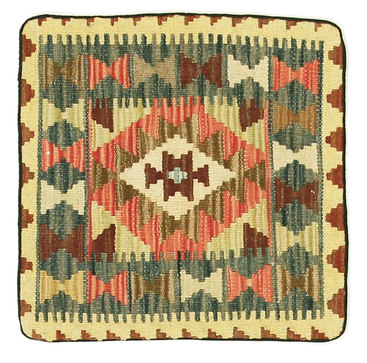 Afganistan-matto Kelim Kissen 45x45 45x45, Persialainen matto Solmittu käsin