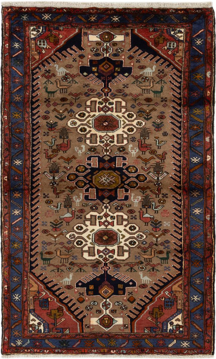 Perserteppich Khamseh 6'11"x4'3" 6'11"x4'3", Perserteppich Handgeknüpft