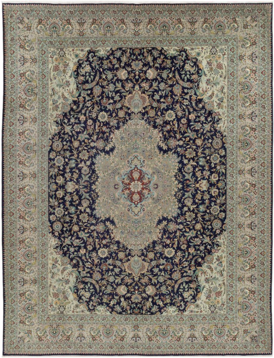 Tapete persa Tabriz 50Raj 12'9"x9'11" 12'9"x9'11", Tapete persa Atado à mão