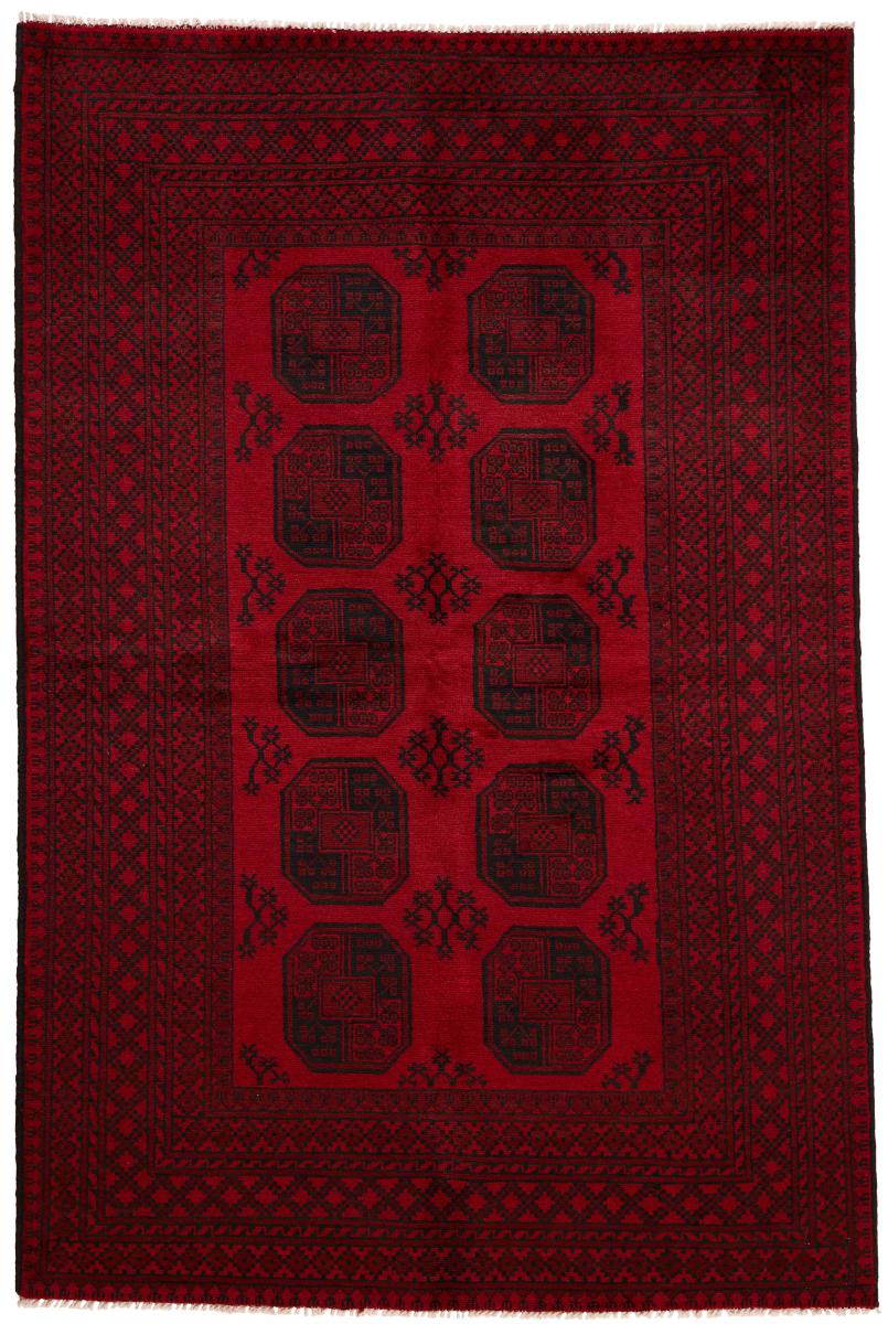 Tapete afegão Afegão Akhche 241x156 241x156, Tapete persa Atado à mão