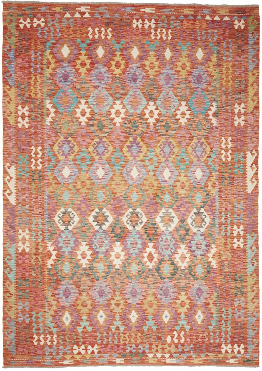 Tapete afegão Kilim Afegão 296x210 296x210, Tapete persa Tecido à mão