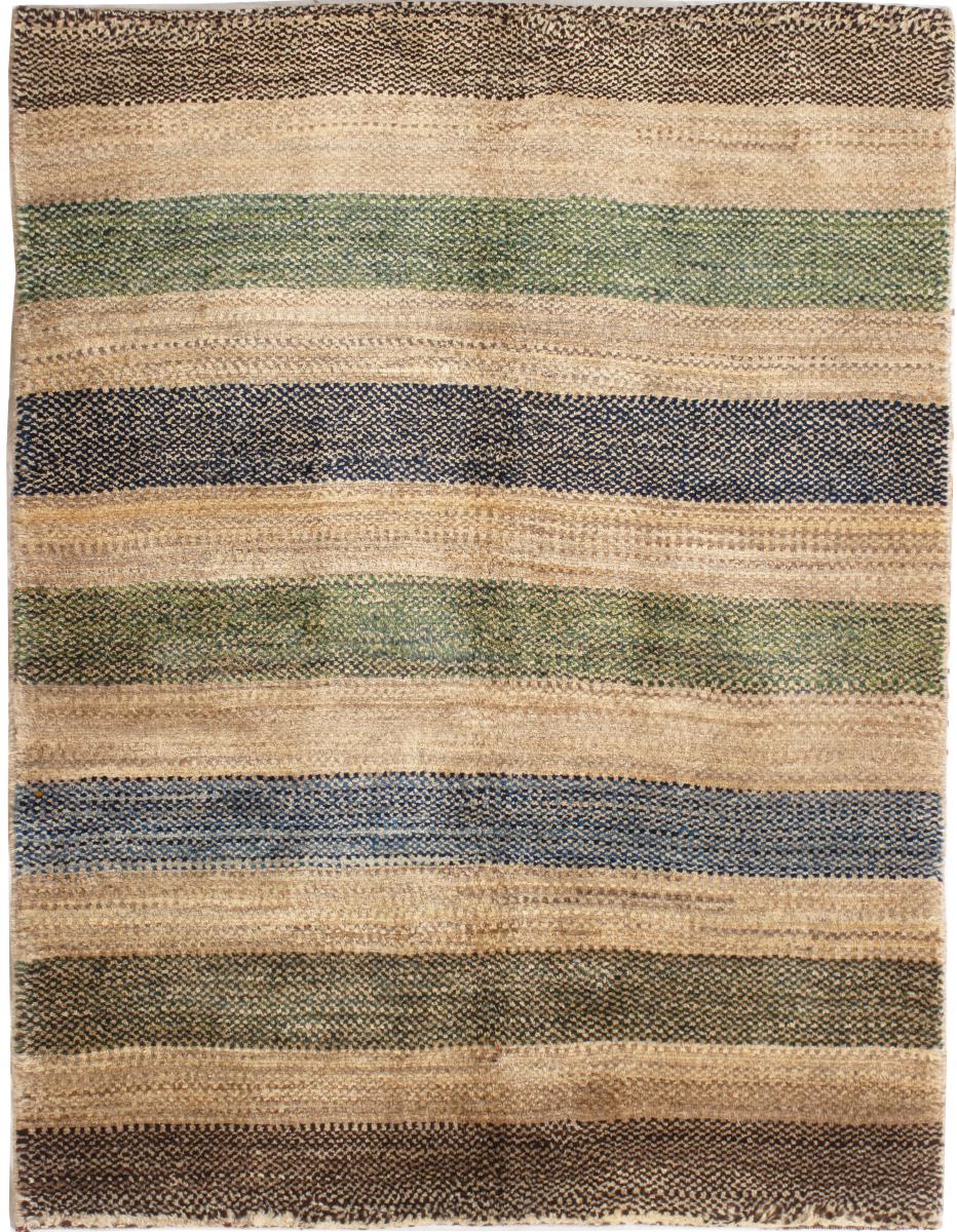 Persian Rug Persian Gabbeh Loribaft 4'11"x3'10" 4'11"x3'10", Persian Rug Knotted by hand